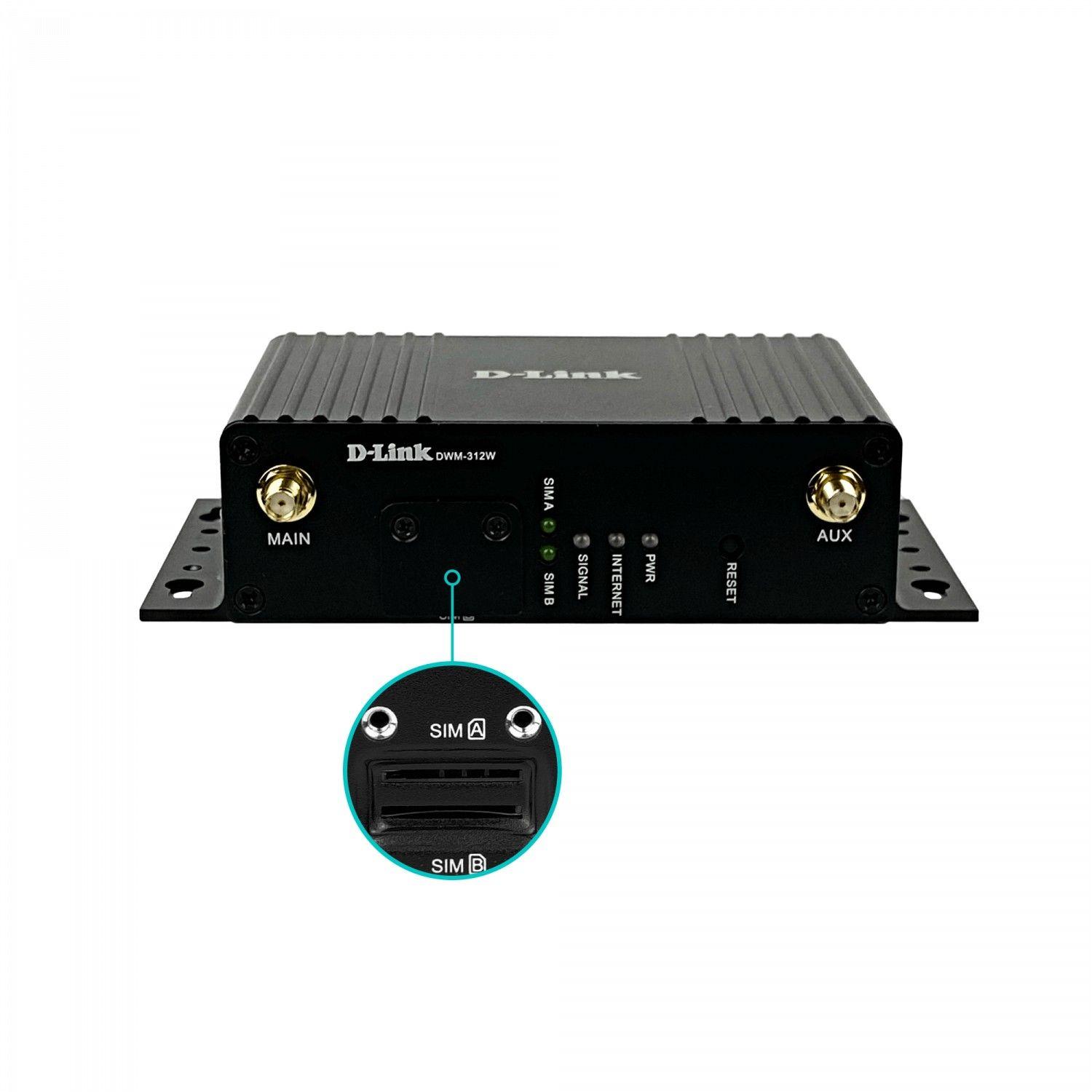 Router D-Link 4G/LTE 2-SIM 1-WAN/LAN 2,4 GHz M2M SNMP-3