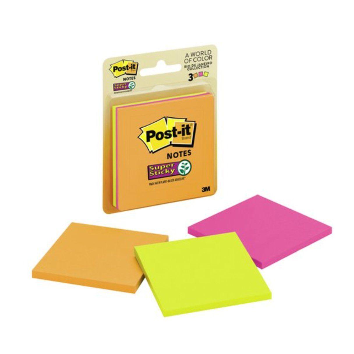 Nota adhesiva 3M Post-It 654 135 hojas colores surtidos-0