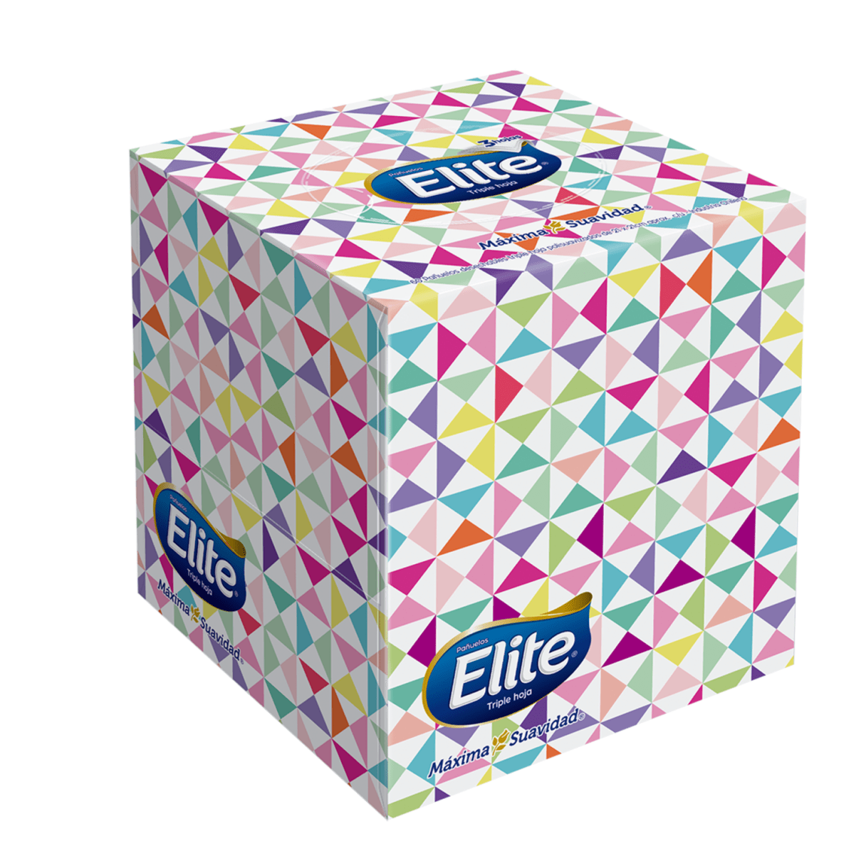 Pañuelo facial Elite Premium triple hoja cubo 60 hojas-5