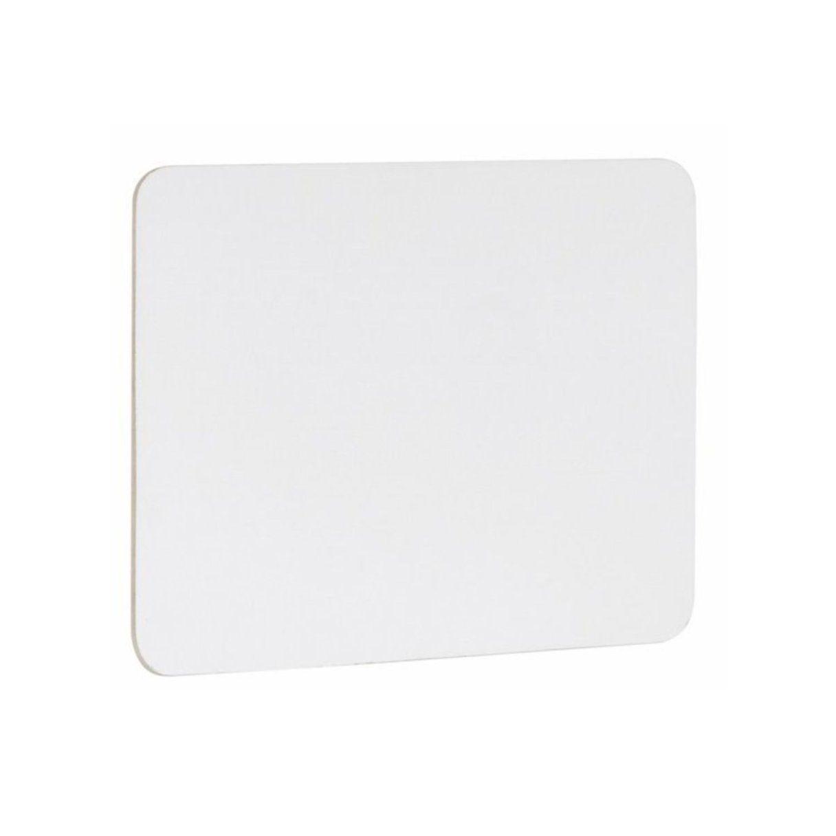 Pizarra blanca Bisilque escolar 21x29 cm sin marco 6 unidades-0