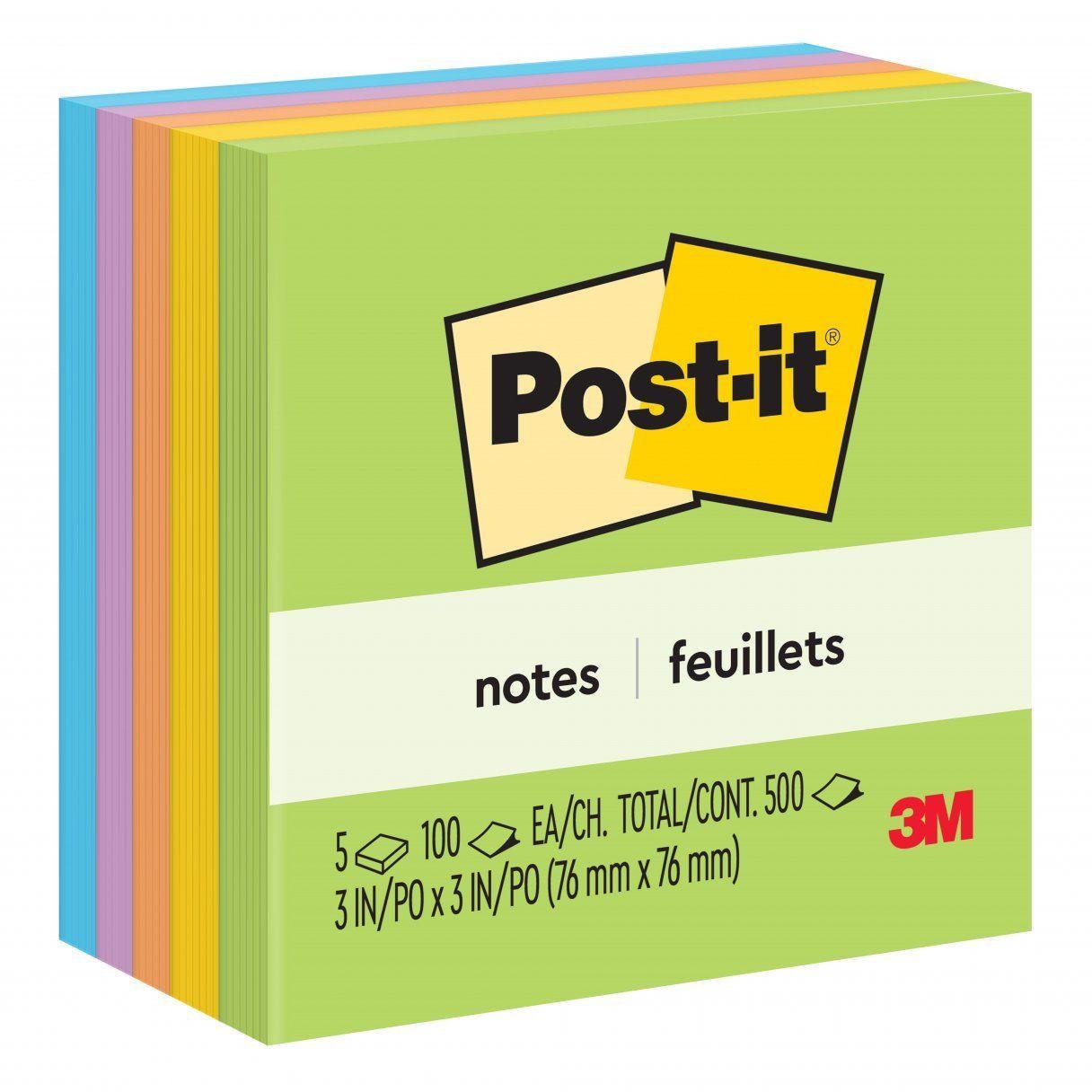 Nota adhesiva Post-It 654-5Uc cubo ultra 500 hojas-0