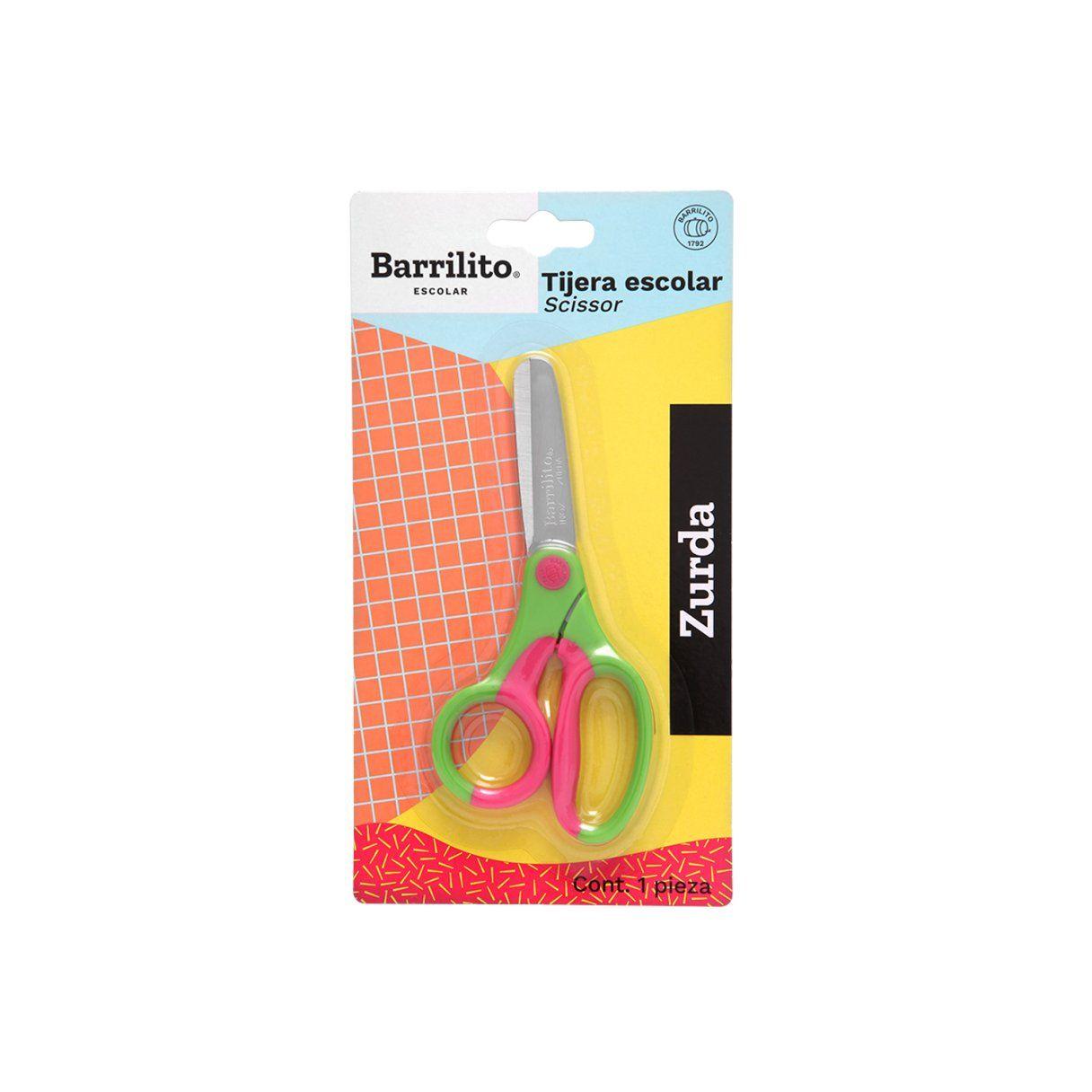 Tijera escolar Barrilito zurdos 12,7 cm-1
