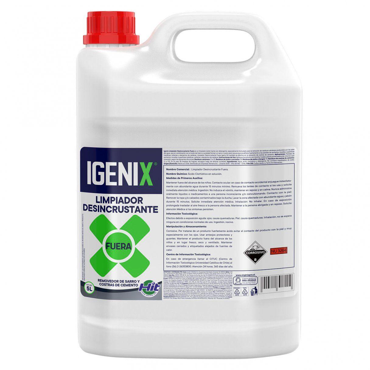 Limpiador de baño Virginia Igenix Fuera desincrustante 5 L-1