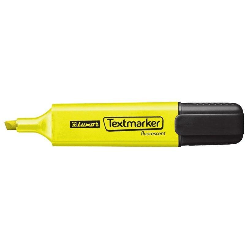 Destacador Luxor Textmarker amarillo-0