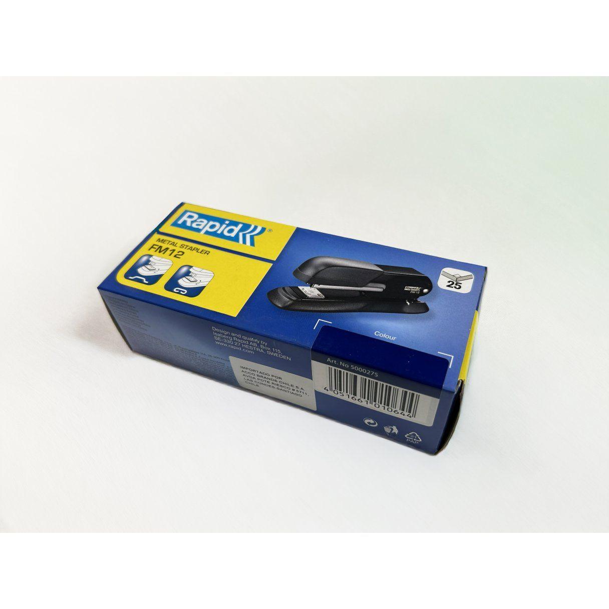 Corchetera Rapid FM12 26/6 20 hojas metálica-2