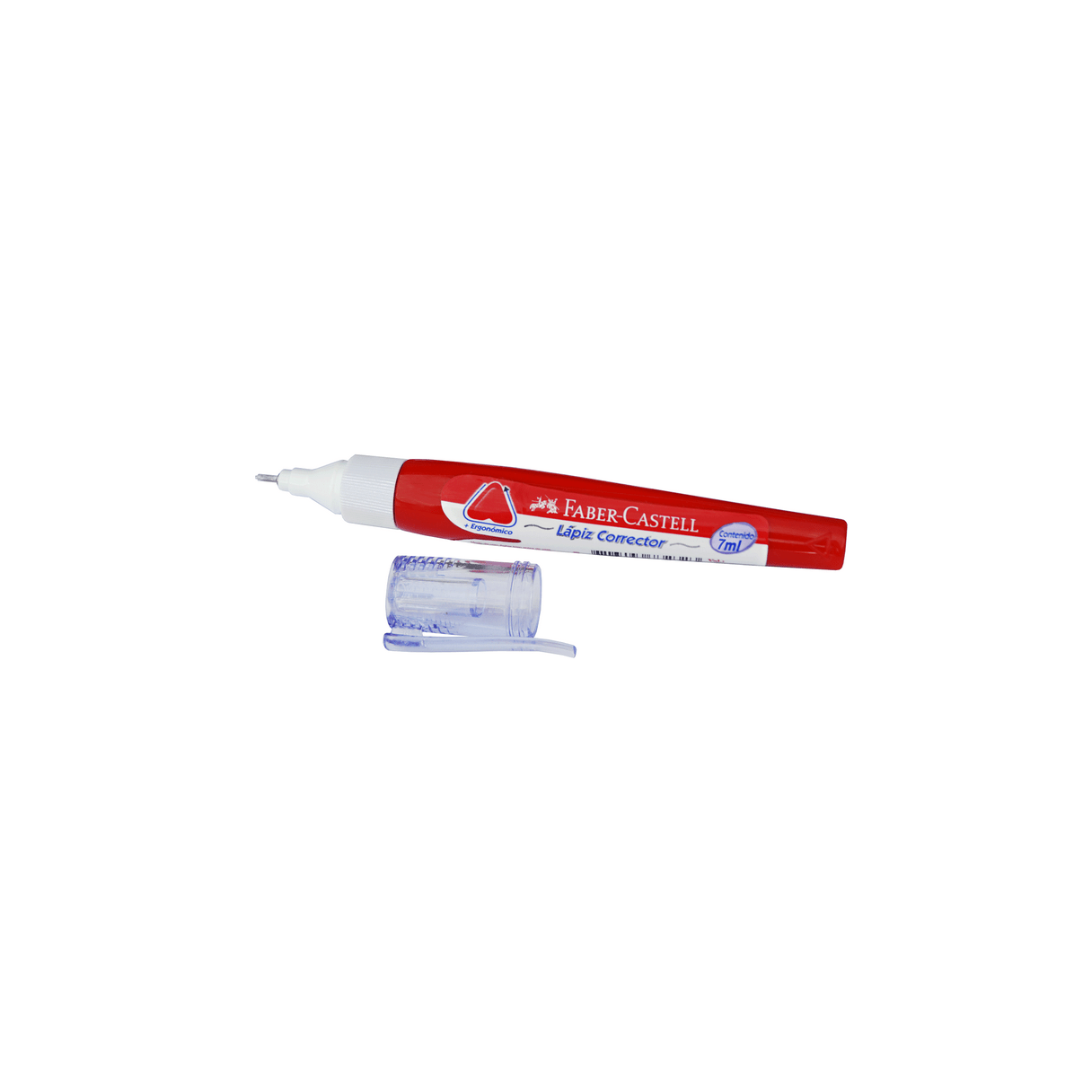 Corrector líquido en lápiz Faber-Castell triangular 7 ml-0