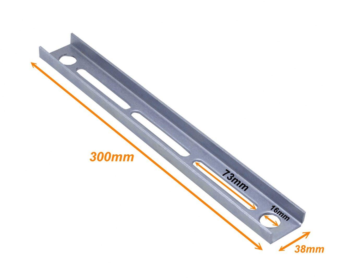 Barra metal ranurada soporte CC-120 25/30 cm 300x39x14 mm-4