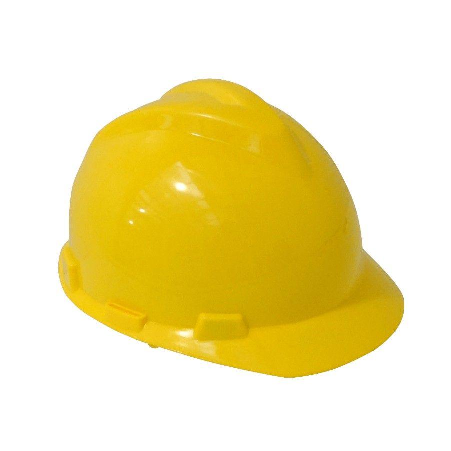 Casco de seguridad amarillo NO-cert-1