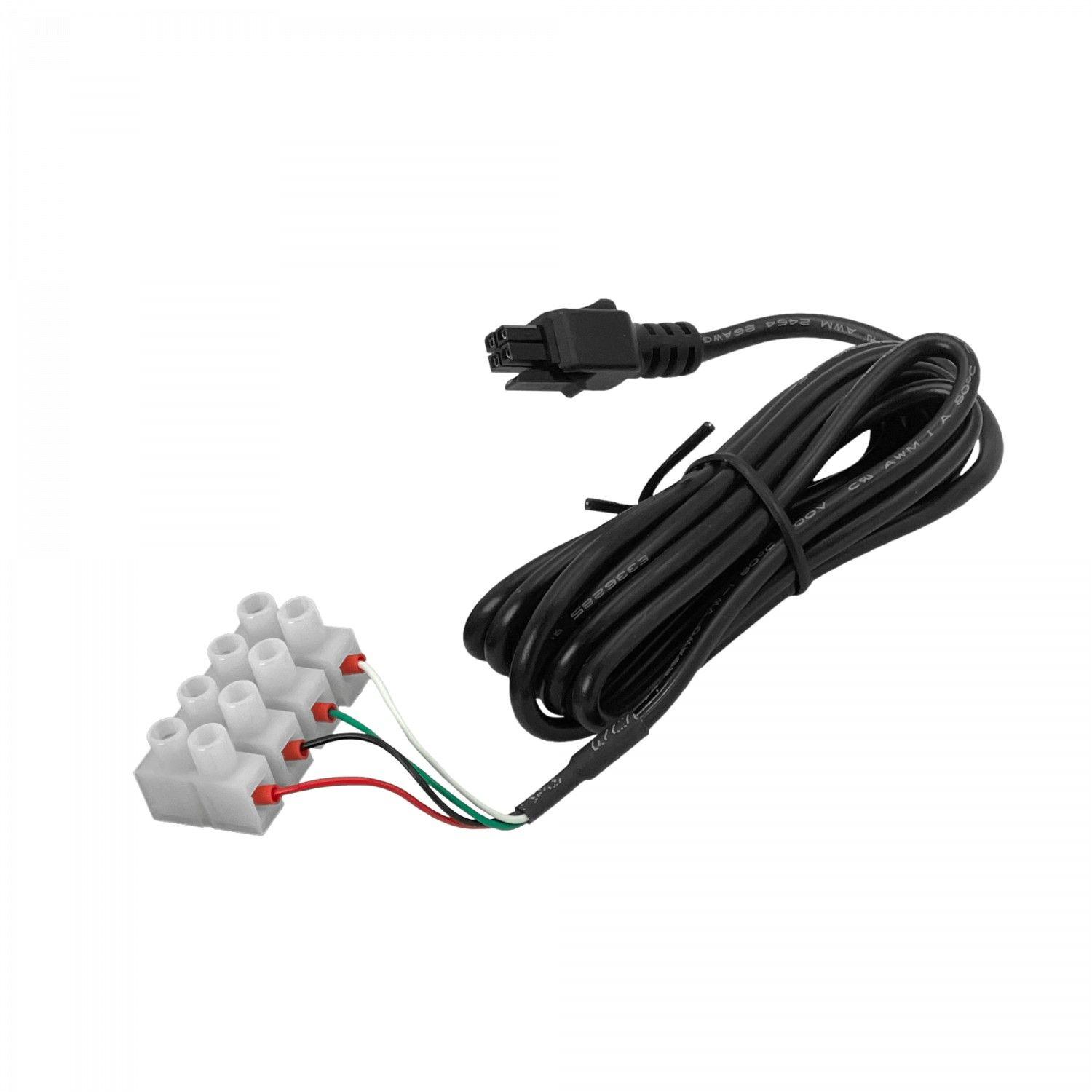 Cable de poder Teltonika Microfit 193-200 cm con regleta de 4 pines-0