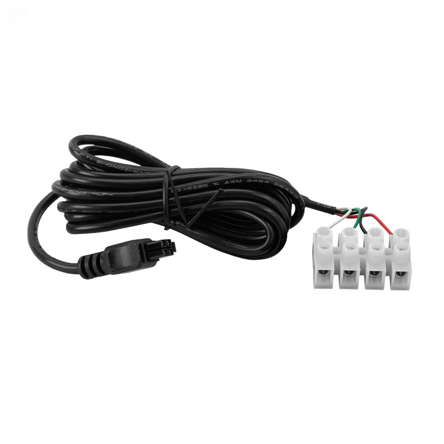 Cable de poder Teltonika Microfit 193-200 cm con regleta de 4 pines-2