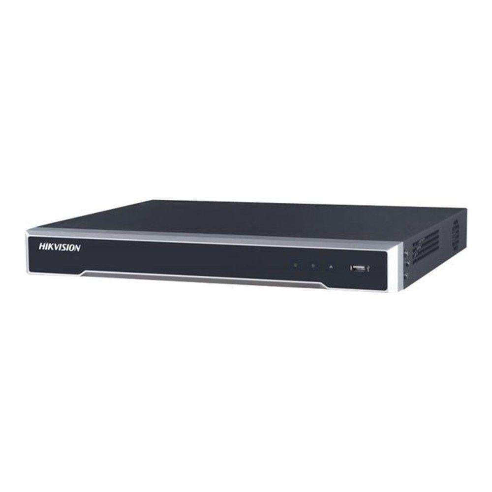 NVR Hikvision 8 canales PoE 2 HDD 4K H264/H265+-0