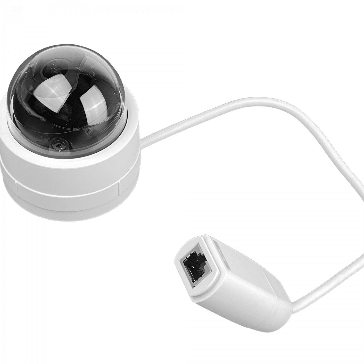 Cámara IP Ubiquiti Mini Domo 2K con IR 20 m y PoE blanca-4