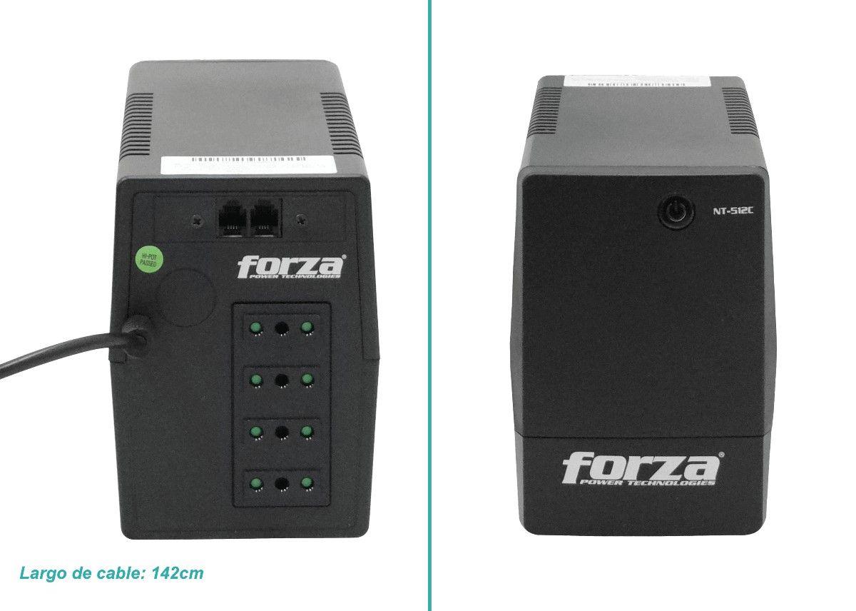 UPS Forza 500 VA 250 W 1x4,5 Ah con AVR-2