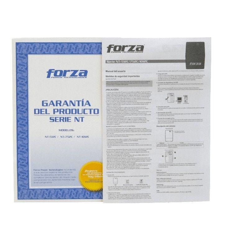 UPS Forza 500 VA 250 W 1x4,5 Ah con AVR-4