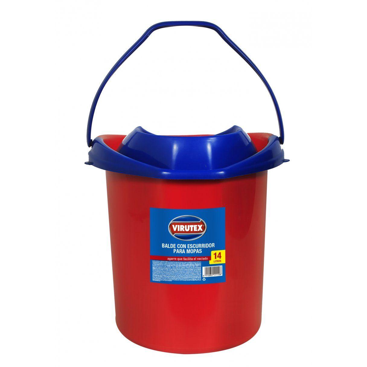 Balde Virutex con escurridor 14 L-0