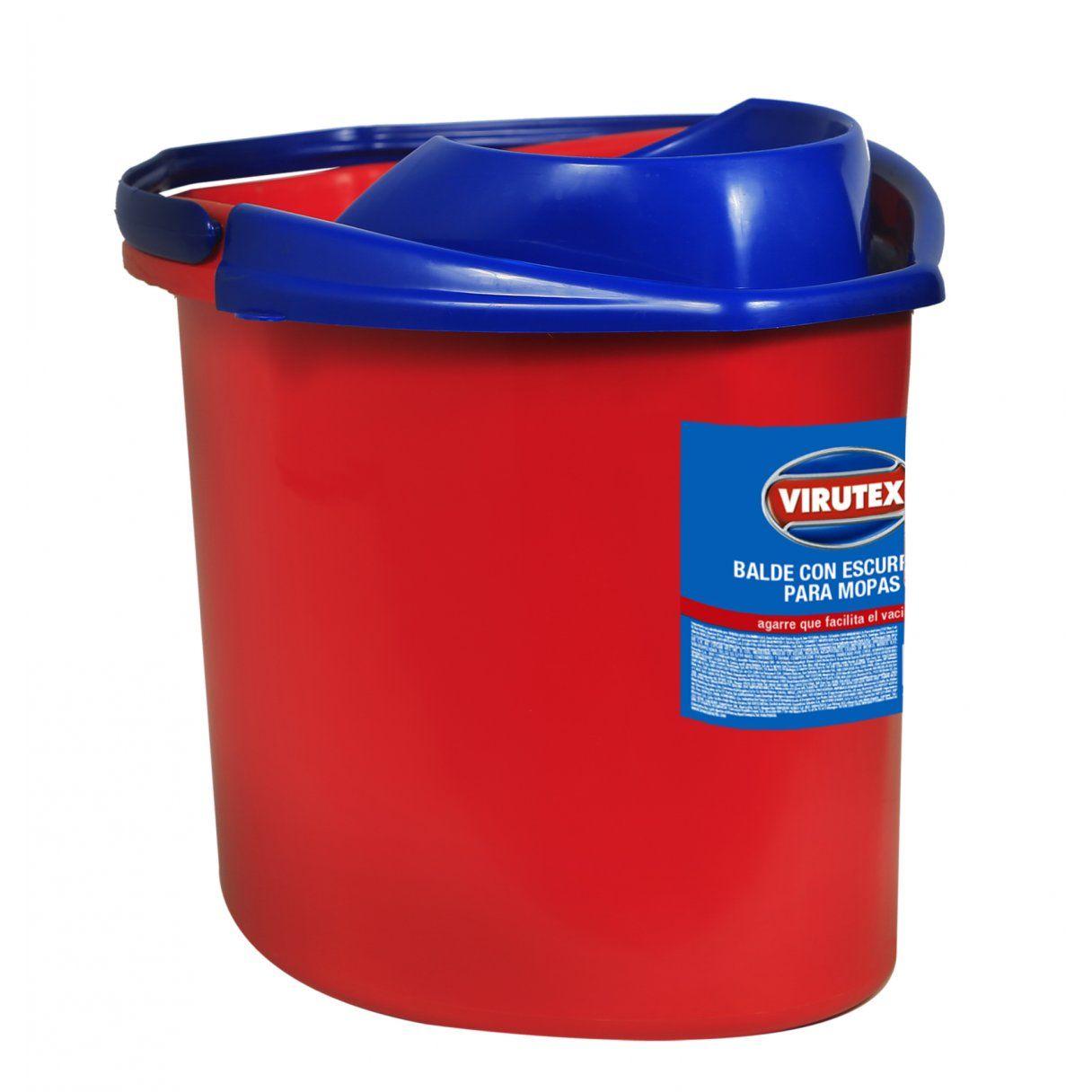 Balde Virutex con escurridor 14 L-1