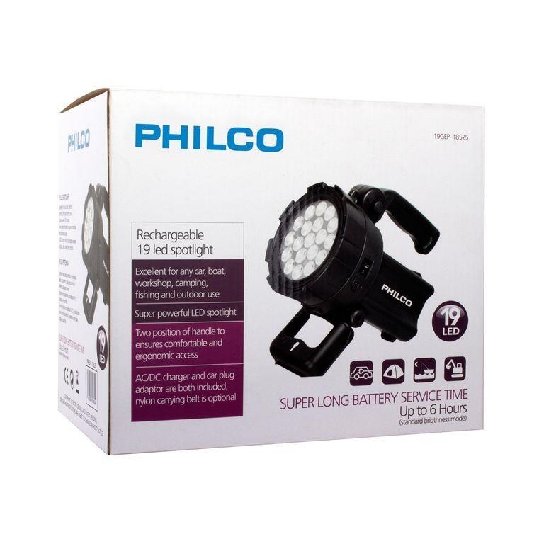 Reflector recargable Philco 19 LED-3