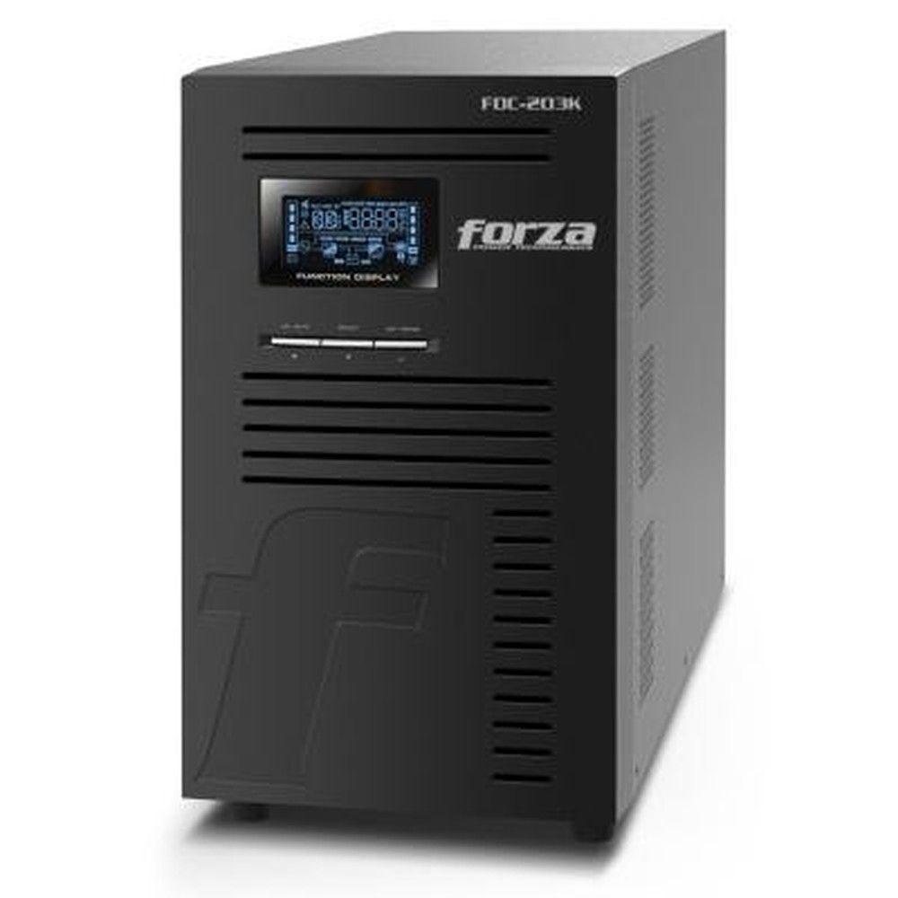 UPS Forza OnLine 3KVA 3000 VA 220 V con 9 tomas NEMA-0