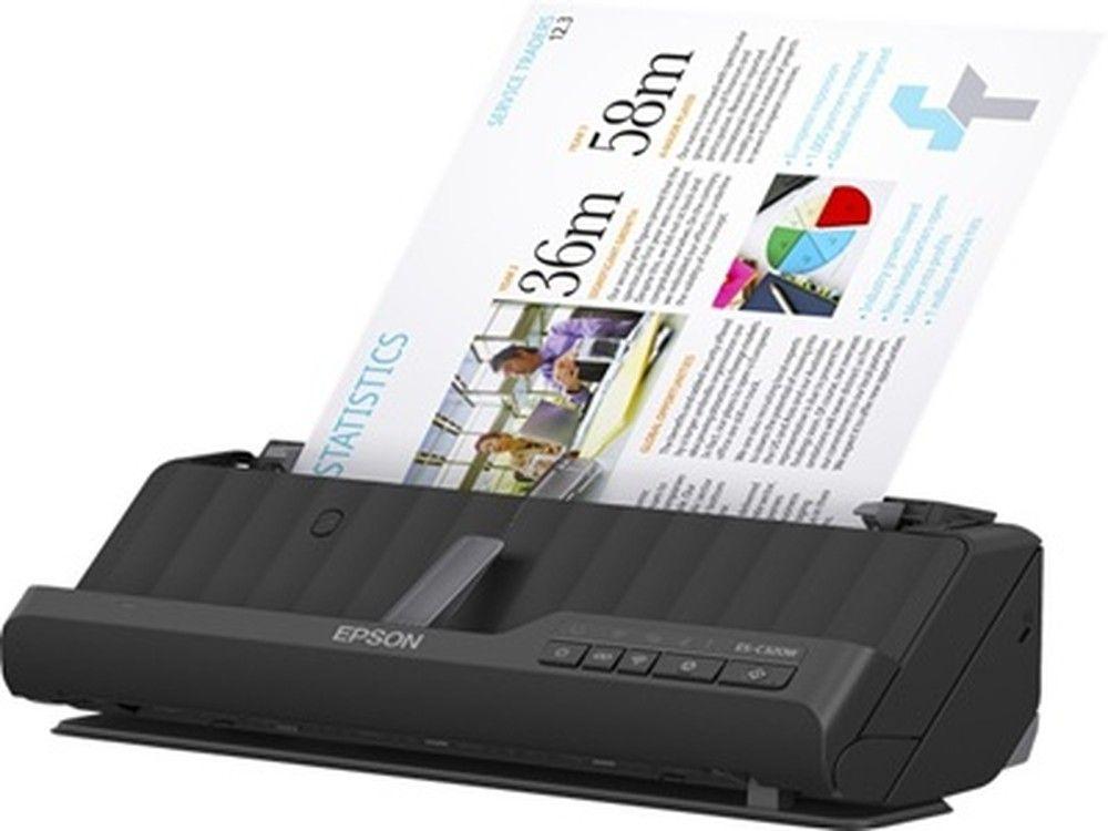 Escáner Epson WorkForce ES-C320W ADF Duplex WiFi 30 PPM 600 DPI-2