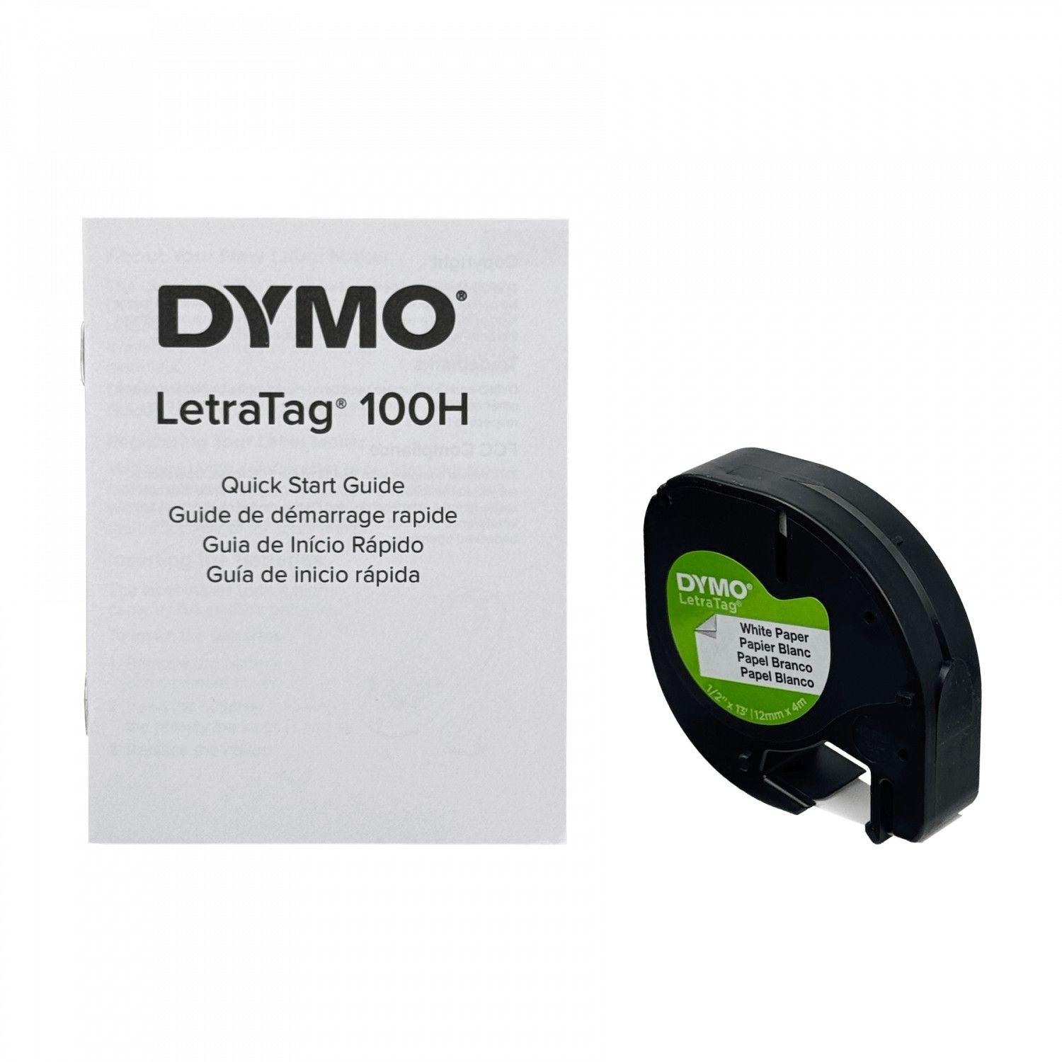 Etiquetadora Dymo LetraTag LT100H portátil requiere pilas AA-4