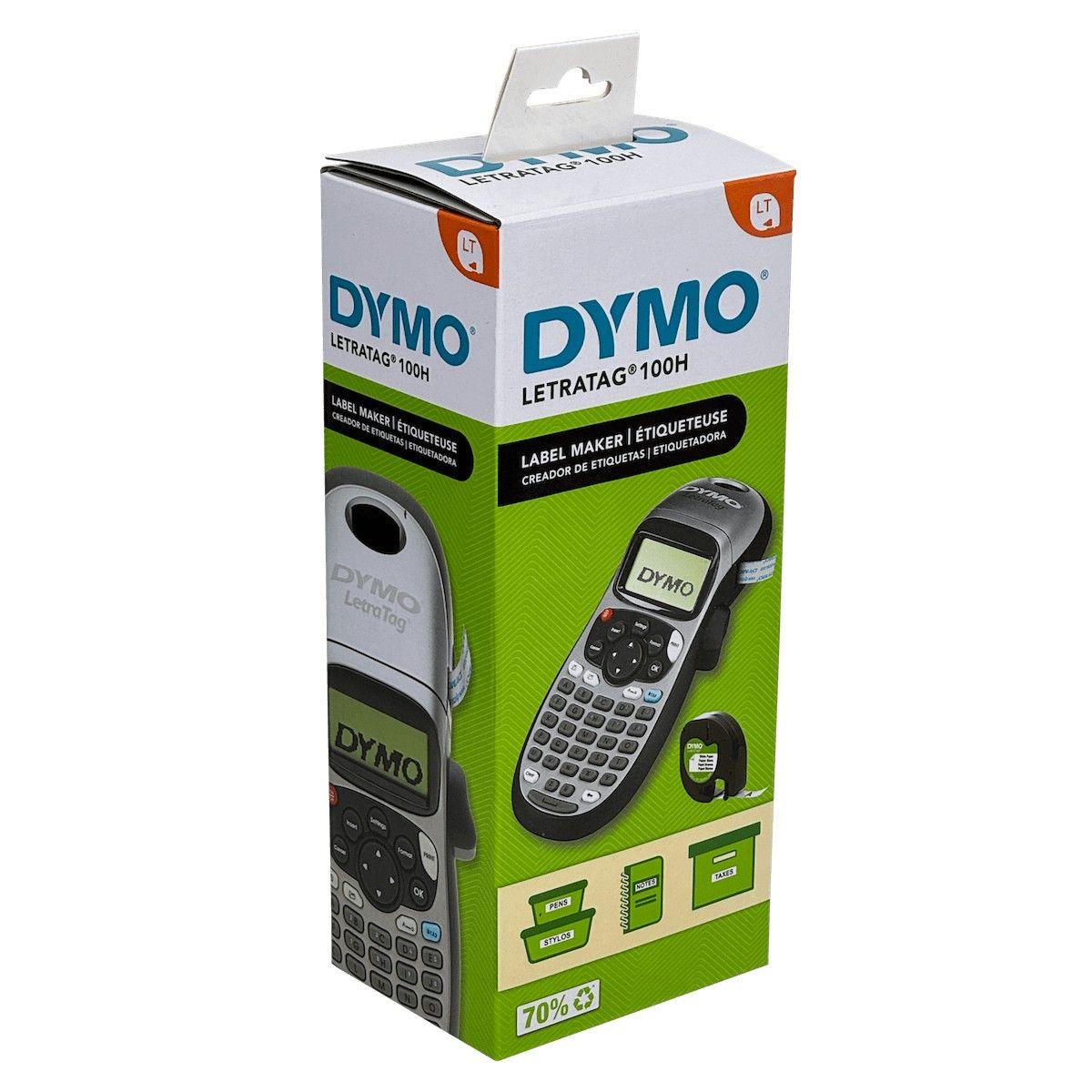 Etiquetadora Dymo LetraTag LT100H portátil requiere pilas AA-5