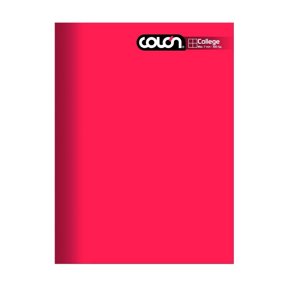Cuaderno College Colón Liso M7 100 hojas-0