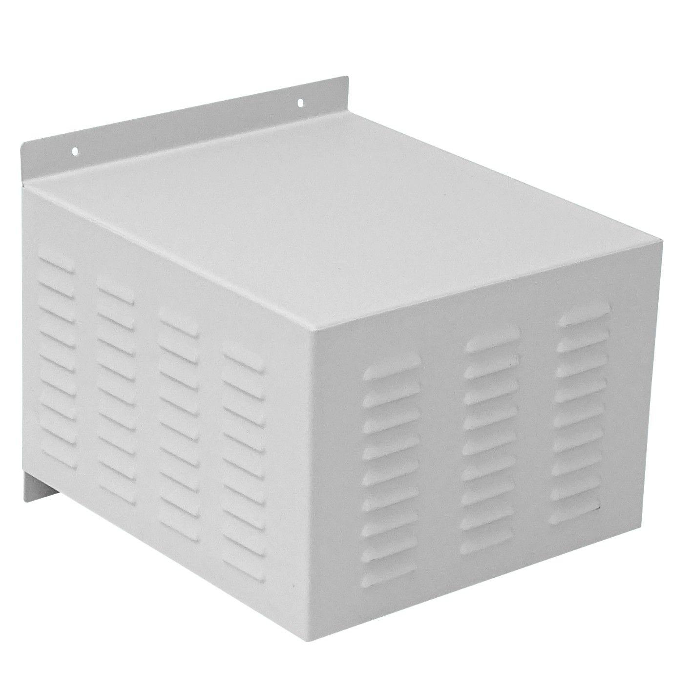 Gabinete metálico para sirena 30 W ranurado 23x17x26 cm-0