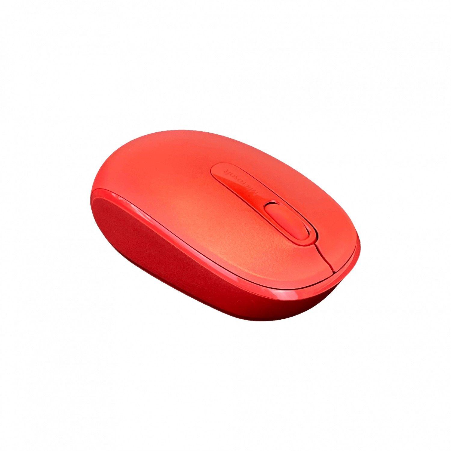 Mouse inalambrico USB Rojo 2,4 GHz requiere 1 AA Flame Red-0