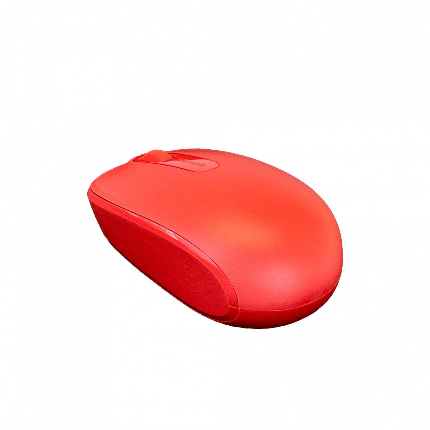 Mouse inalambrico USB Rojo 2,4 GHz requiere 1 AA Flame Red-2