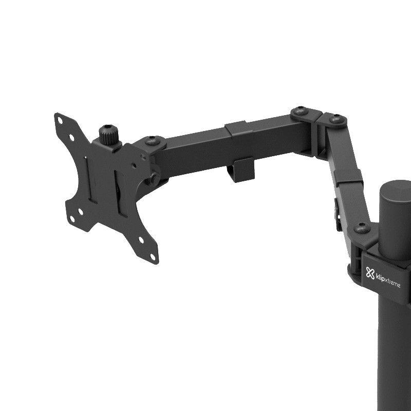 Soporte para 2 monitores KlipXtreme 13-32 pulgadas 360º-3