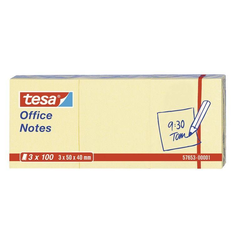 Nota adhesiva Tesa 50x40 mm paquete de 3 pads-0