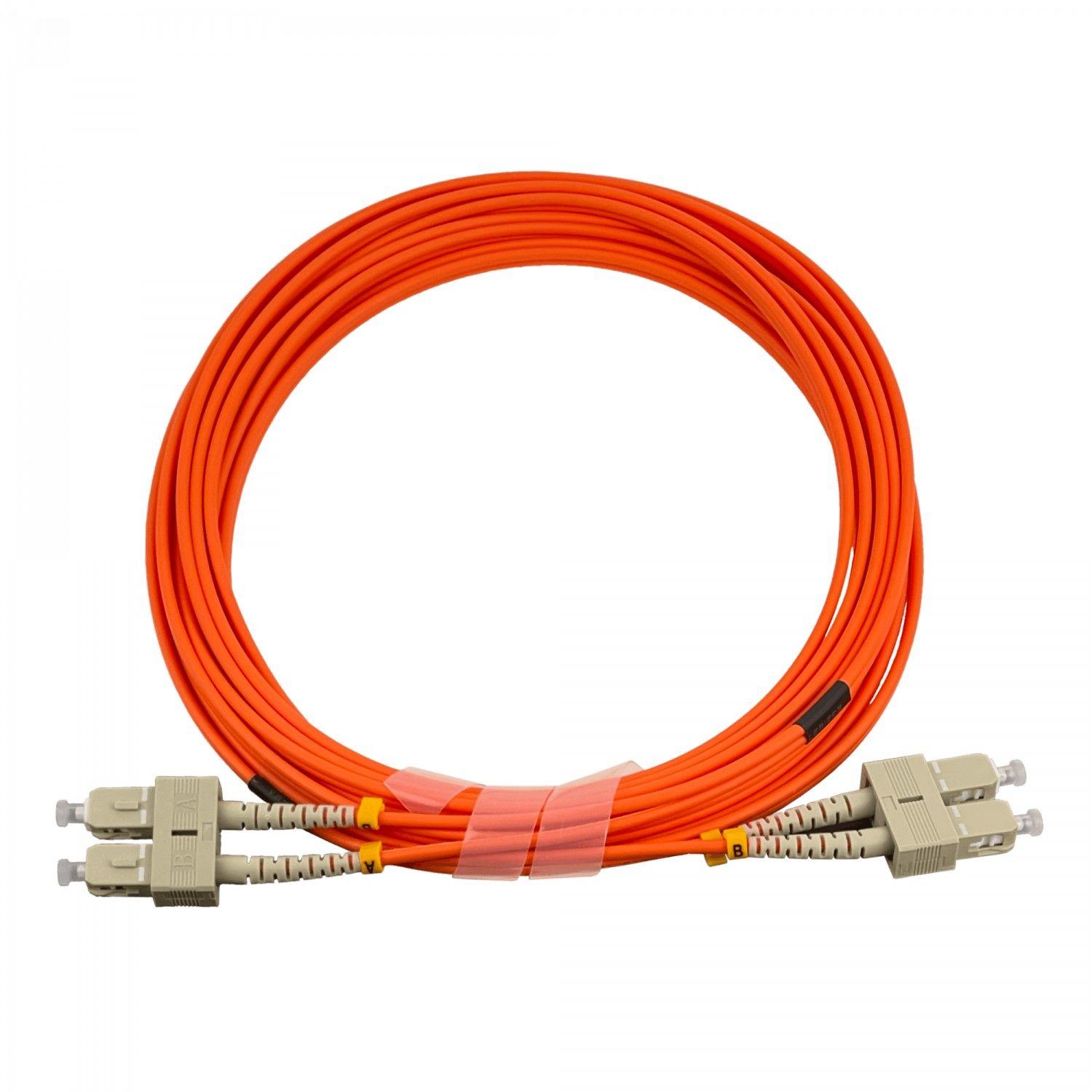 Jumper de fibra óptica SC-SC OM1 5 m multimodo 62,5/125 um-3