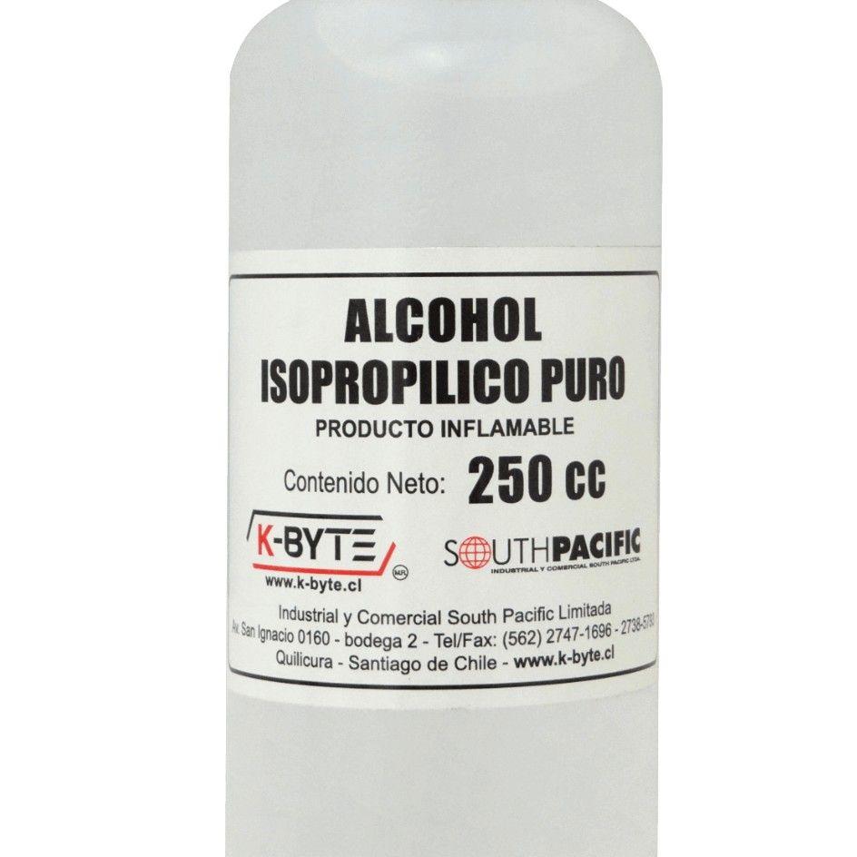 Botella de alcohol isopropílico 250 ml para limpieza-3