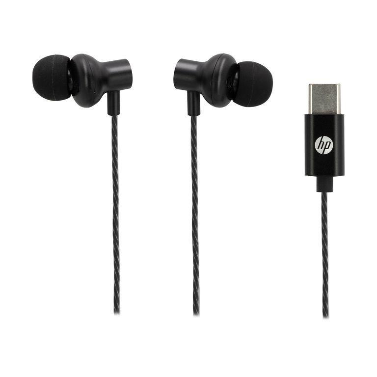 Audífono in ear HP DHH-1127 conexión USB-C negro-0