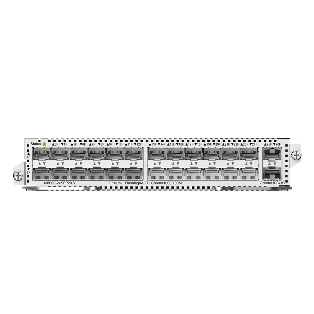 Slot modular Reyee M6000-24SFP2XS 24 puertos SFP 2 puertos-0