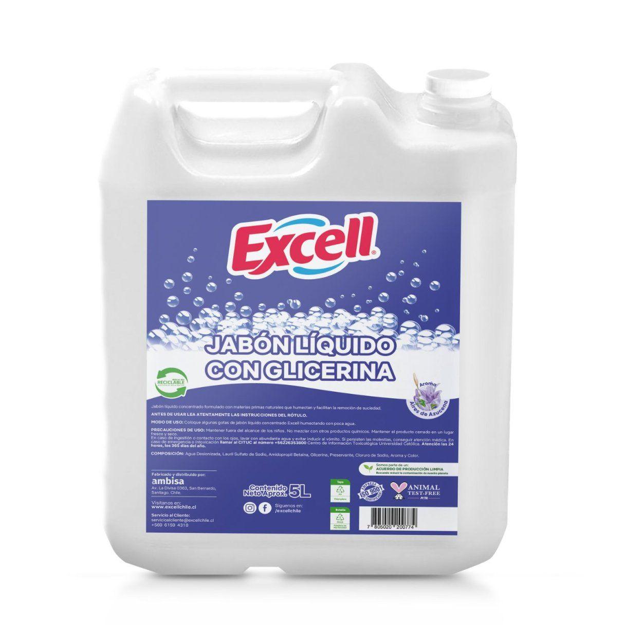 Jabón líquido Excell glicerina 5 L-1