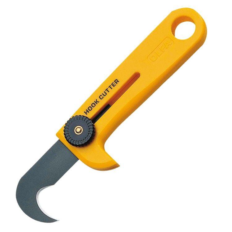 Cuchillo garfio Olfa HOK-1 con mango resistente-0