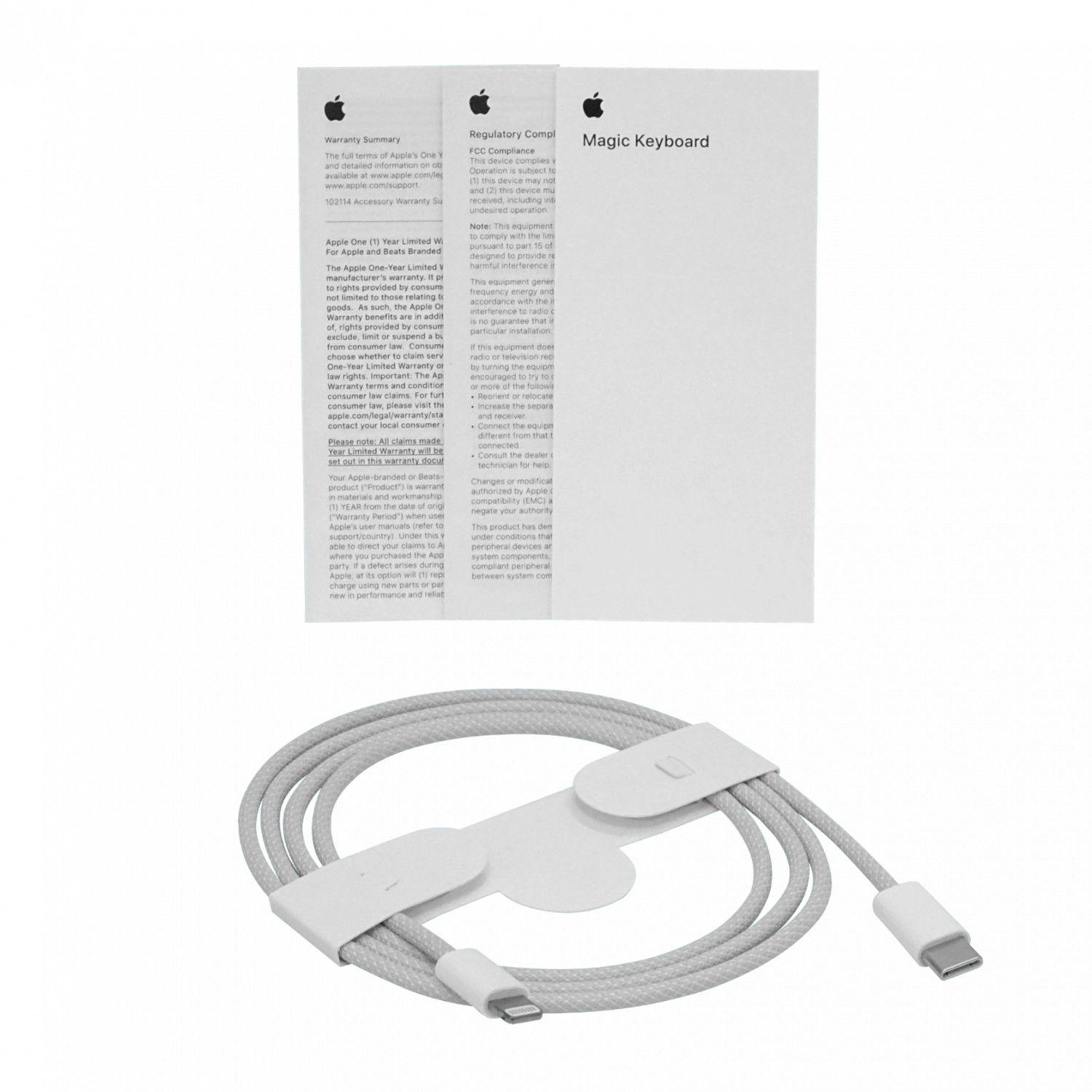 Teclado Bluetooth Apple Recargable con huella numérica-4