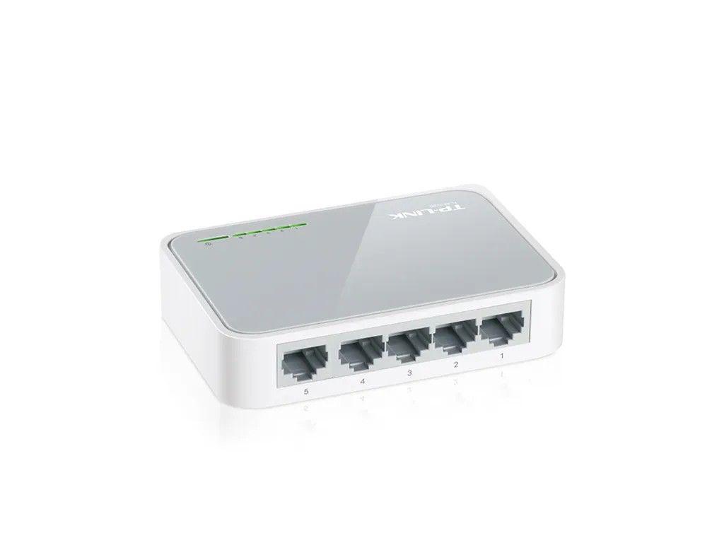 Switch de escritorio Tp-Link TL-SF1005D 5 puertos 10/100-3