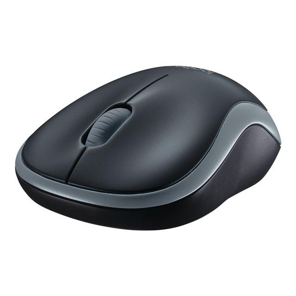 Mouse inalámbrico Logitech M185 compacto 2.4 GHz negro-0