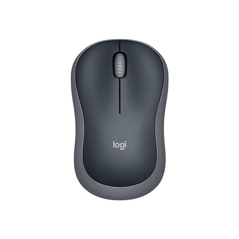 Mouse inalámbrico Logitech M185 compacto 2.4 GHz negro-1