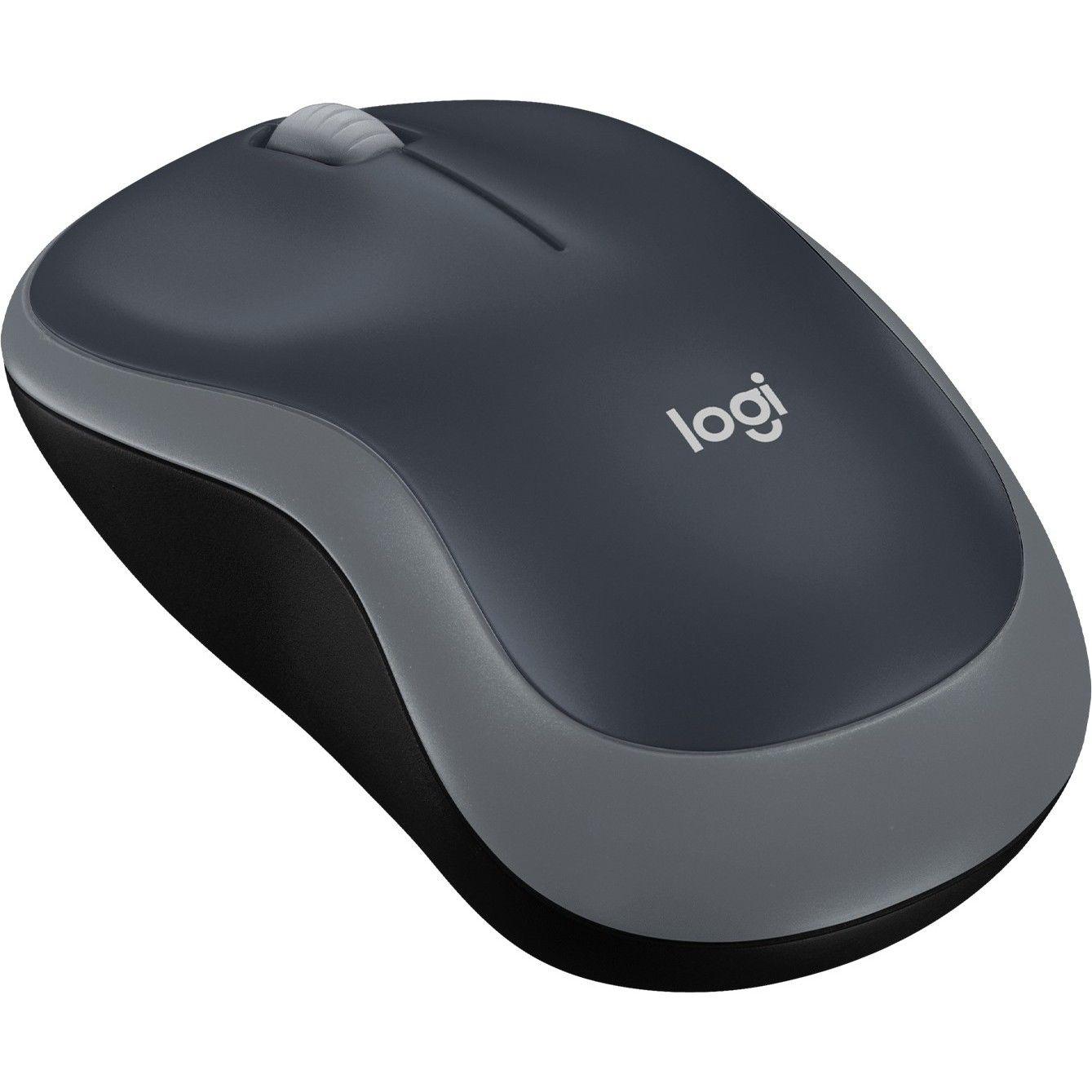 Mouse inalámbrico Logitech M185 compacto 2.4 GHz negro-4