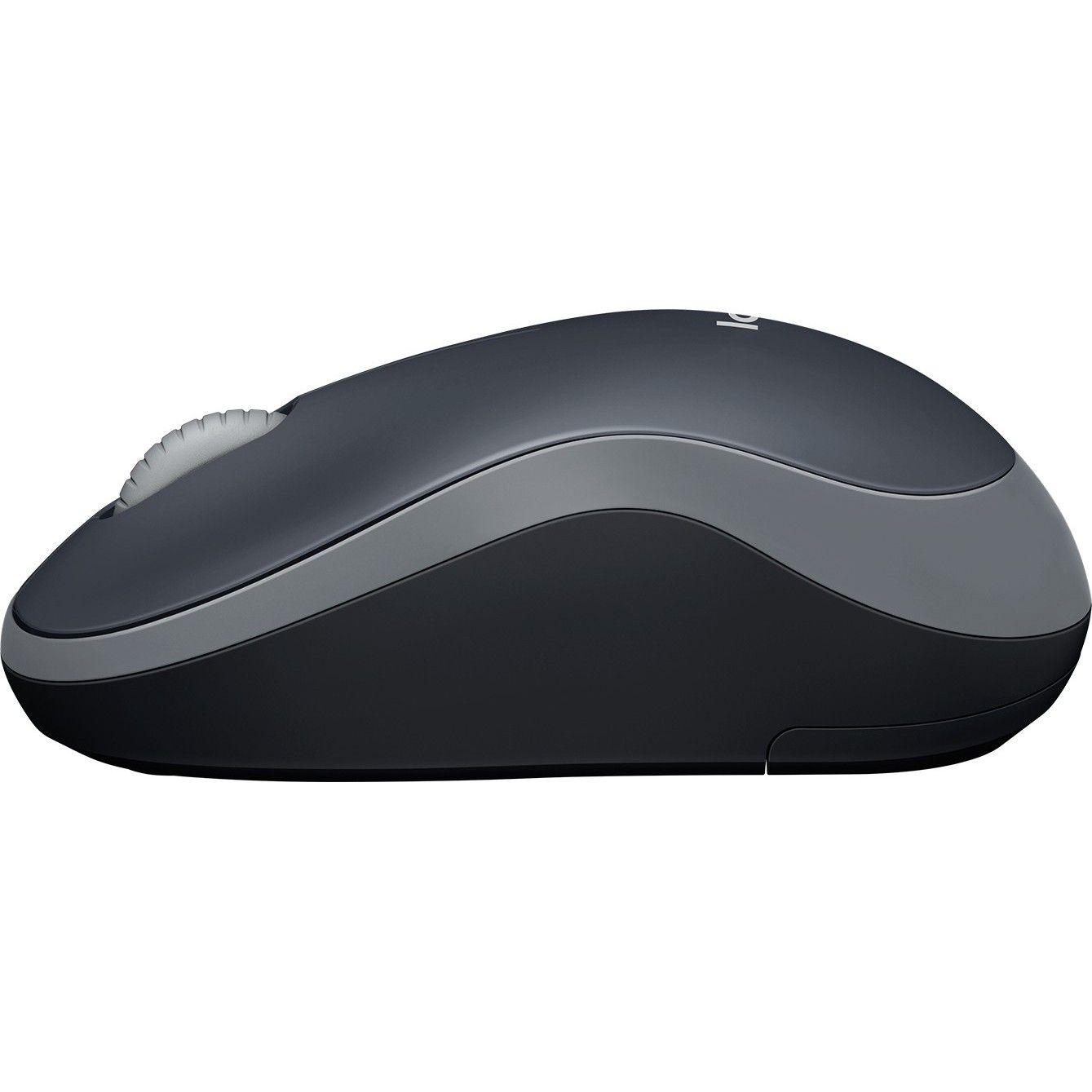 Mouse inalámbrico Logitech M185 compacto 2.4 GHz negro-5