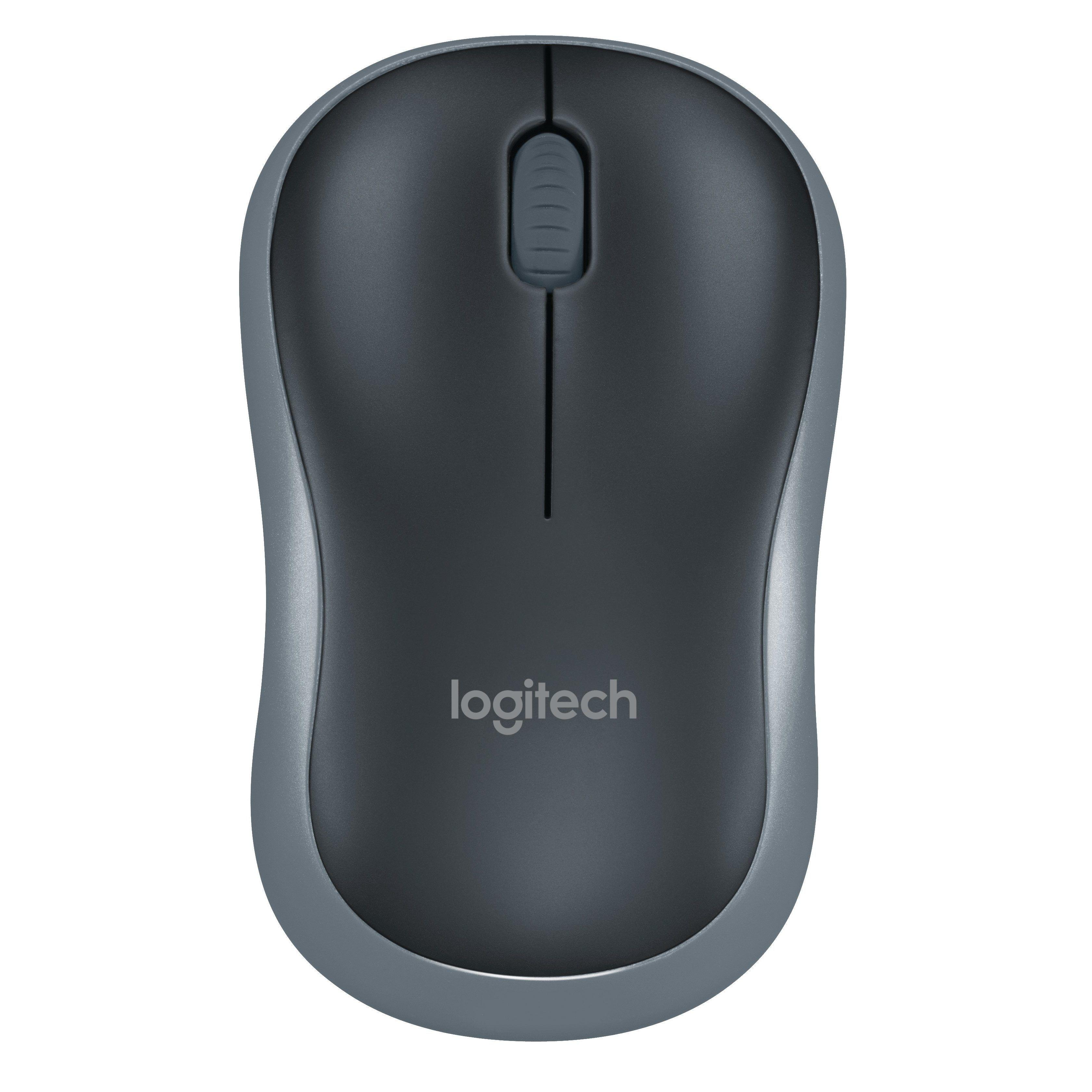 Mouse inalámbrico Logitech M185 compacto 2.4 GHz negro-3