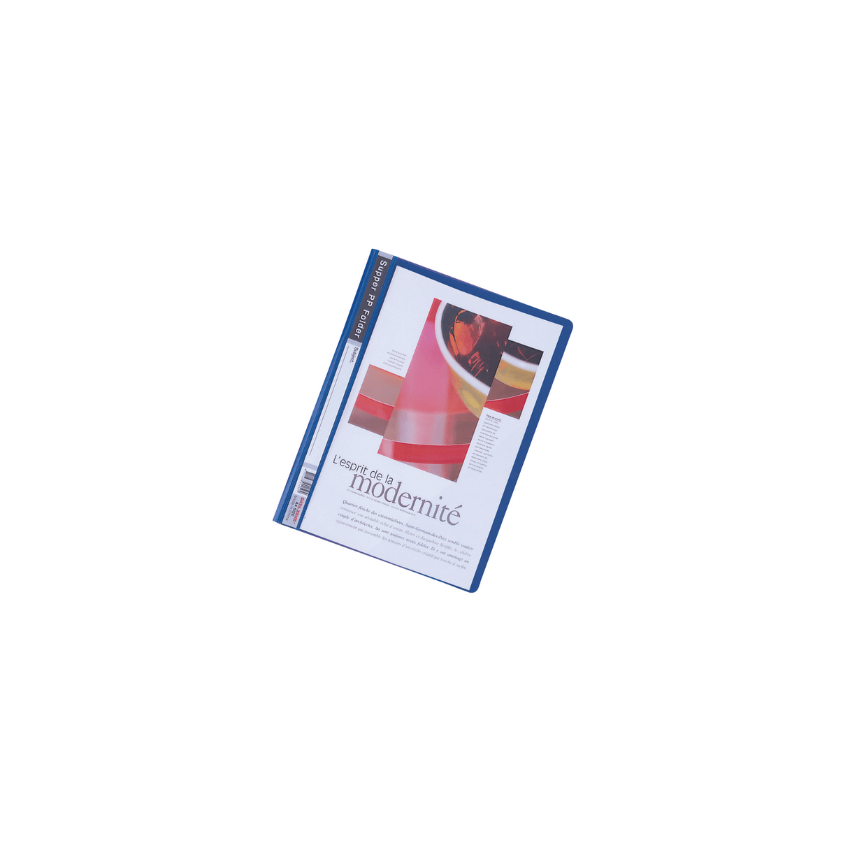 Carpeta vinil A4 Data Zone pigmentada azul-2