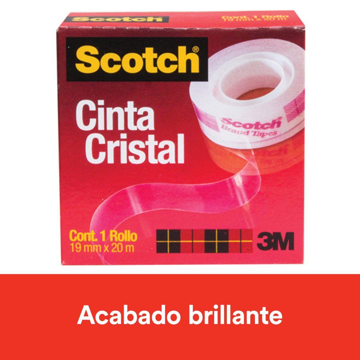 Cinta adhesiva 3M Scotch 600 cristal 19 mm x 20 m-1