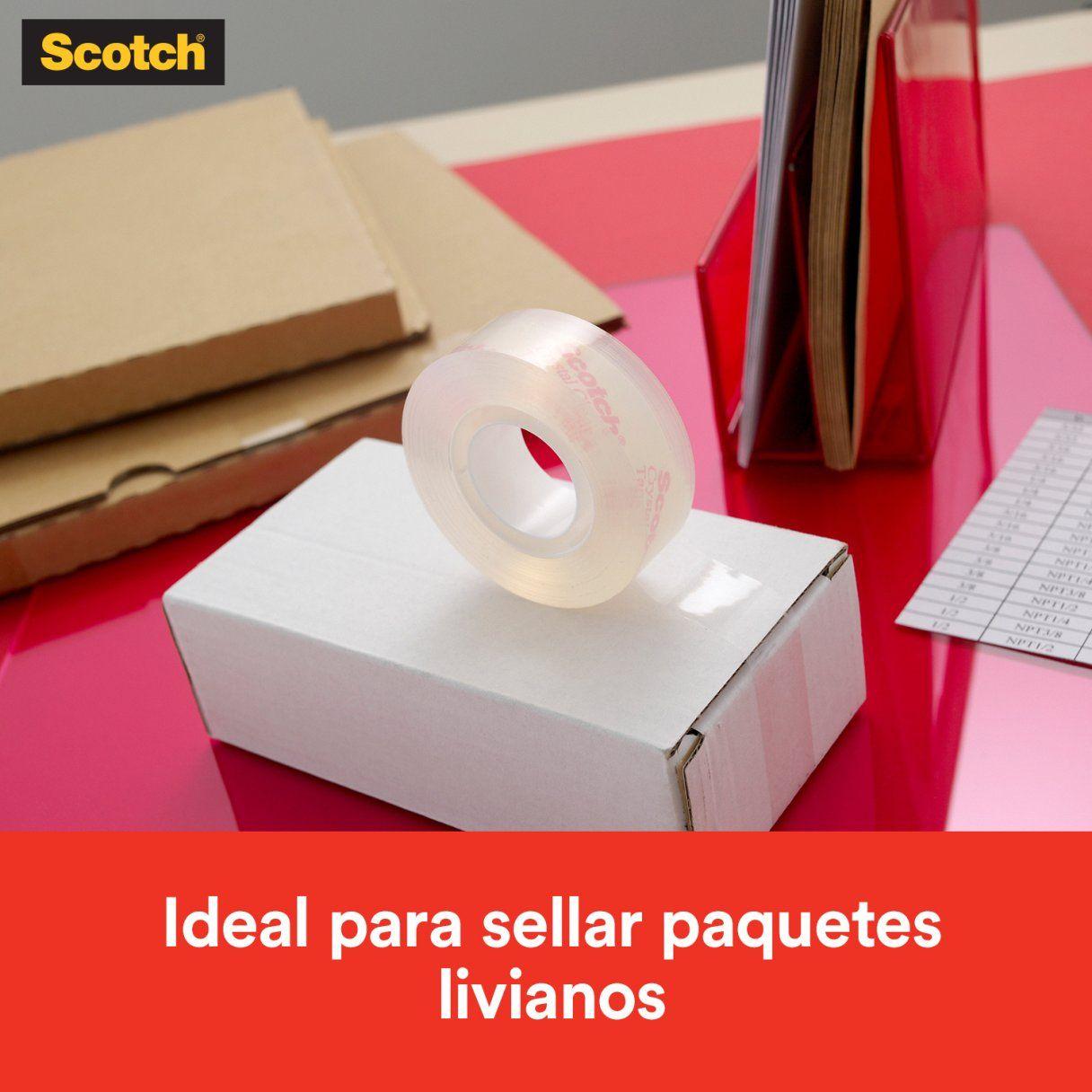 Cinta adhesiva 3M Scotch 600 cristal 19 mm x 20 m-2