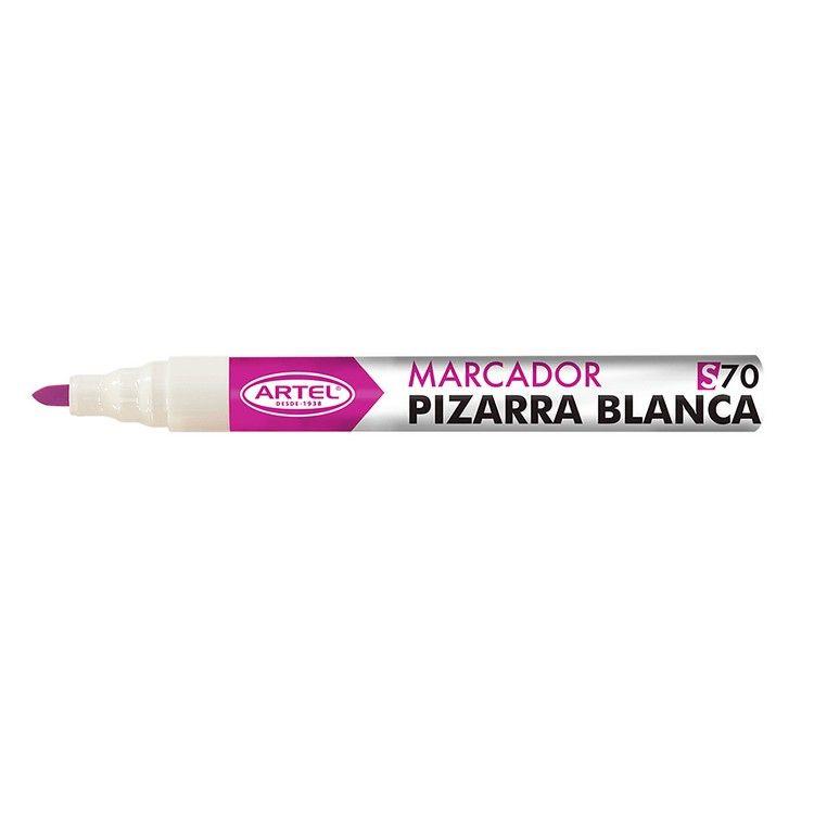Plumón pizarra Artel 70 punta redonda rosado-0