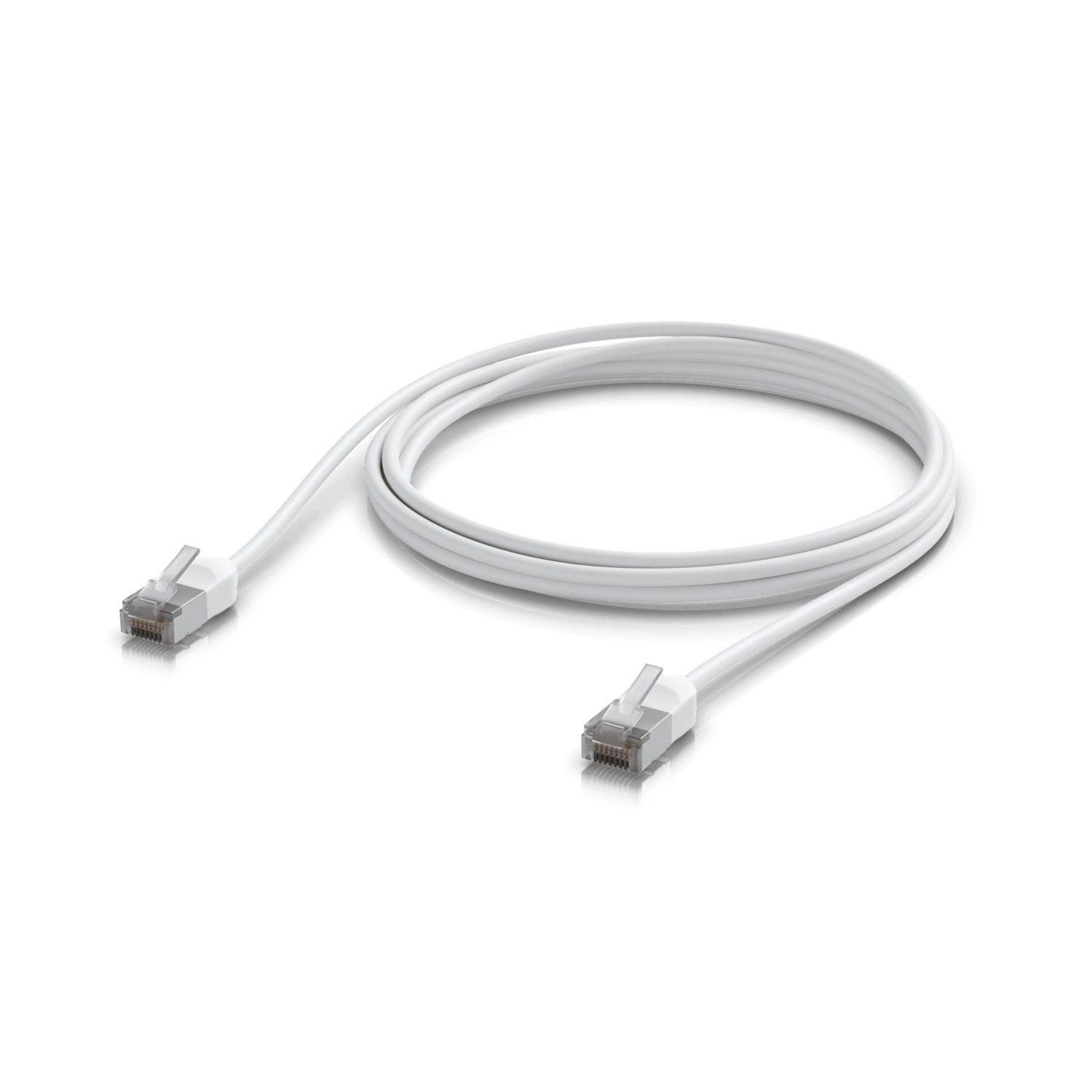 Cable Cat6A Ubiquiti 2 m exterior 10 GbE TPE blanco-0