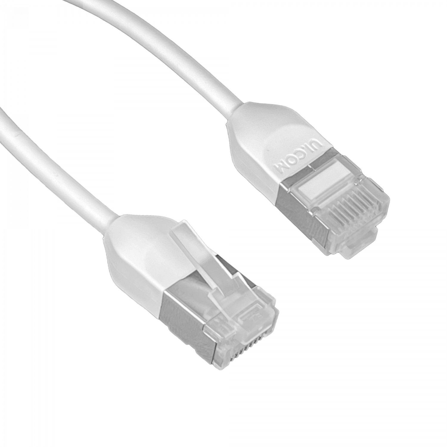 Cable Cat6A Ubiquiti 2 m exterior 10 GbE TPE blanco-1